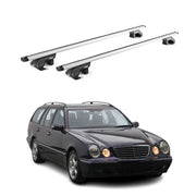 Barres de toit transversales pour Mercedes Classe E S210 S211 1996-2009 Gris ABE