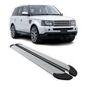 Marchepieds Latéraux pour Range Rover Sport L320 2005-2013 Aluminium Argent 2Pcs