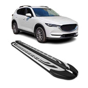 Marchepieds Latéraux pédale pour Mazda CX-5 2017-2025 Aluminium Gris Noir 2x