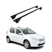 Barres de toit Transversales pour Dacia Sandero Stepway I 2009-2012 Acier Noir