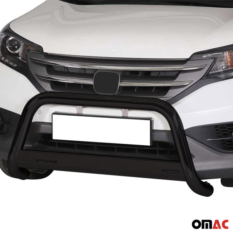 Pare-buffle Avant pour Honda CR-V 2012-2015 63 mm en Acier Noir