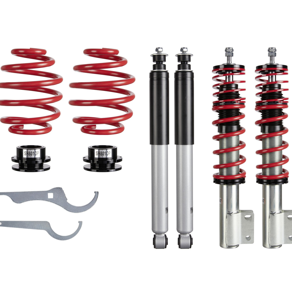 JOM Redline Combinés Filetés pour Opel Corsa A Corsa B Tigra Acier