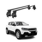 2023-2024 Jeep Avenger Menabo Barres de toit Transversales Noir 2x