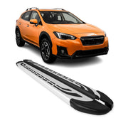 Marchepieds Latéraux pédale pour Subaru XV 2012-2018 Aluminium Gris 2Pcs