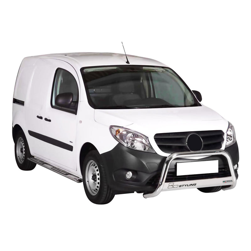 Pare-buffle Avant pour Mercedes Citan 2012-2020 63 mm en Acier Gris