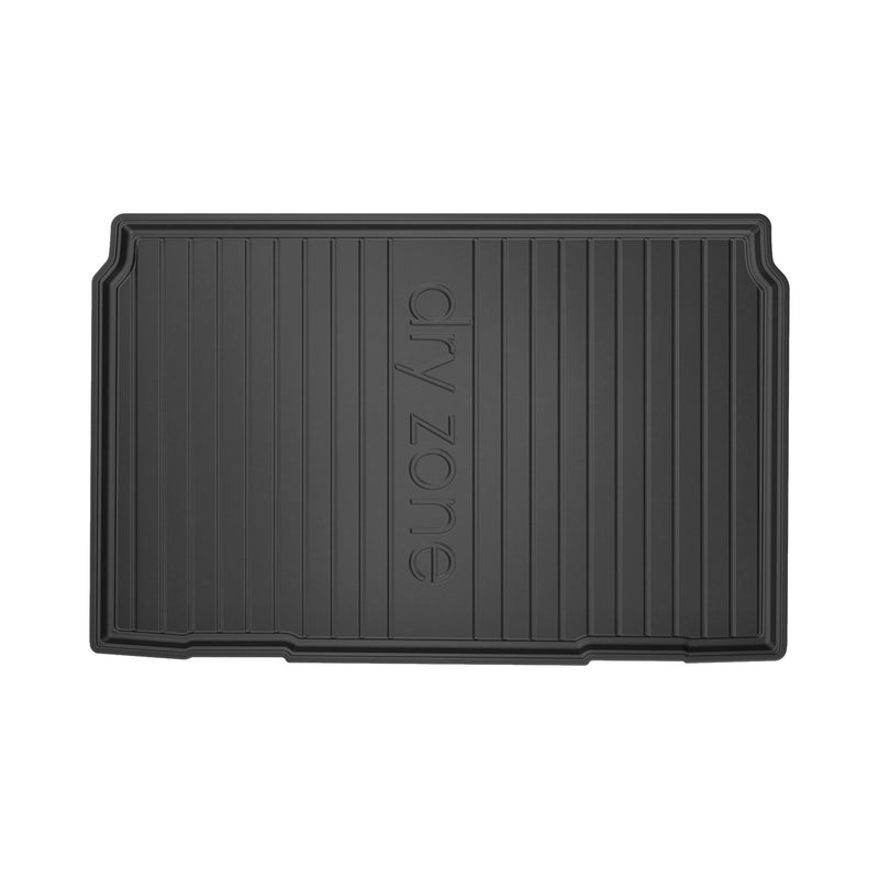 Tapis de coffre pour Peugeot 208 II 2019-2025 avec roue de secours TPE Noir 1Pc