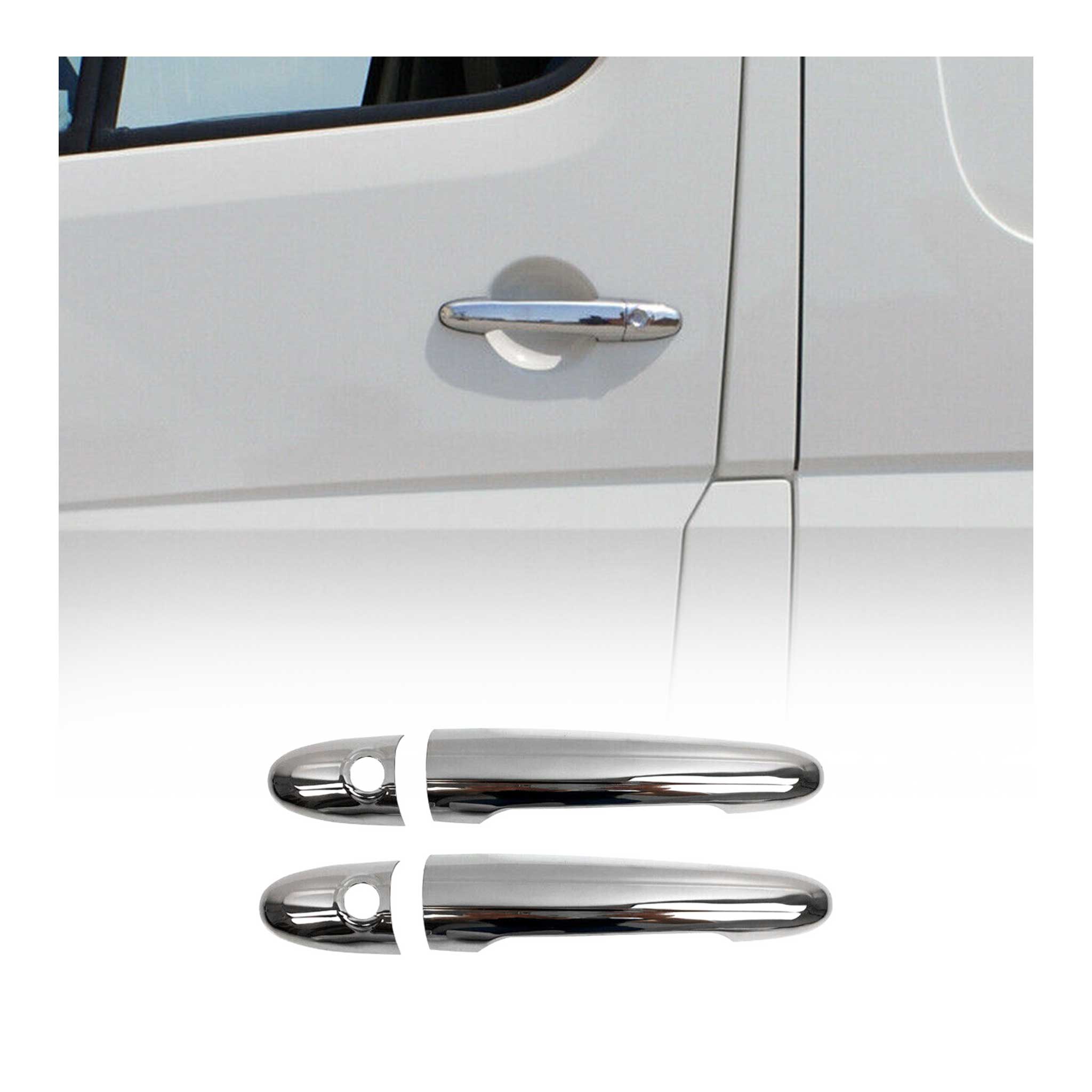 Couverture De Poignée De Porte Pour VW Crafter 2006-2016 Chromé 2 Portes 4x