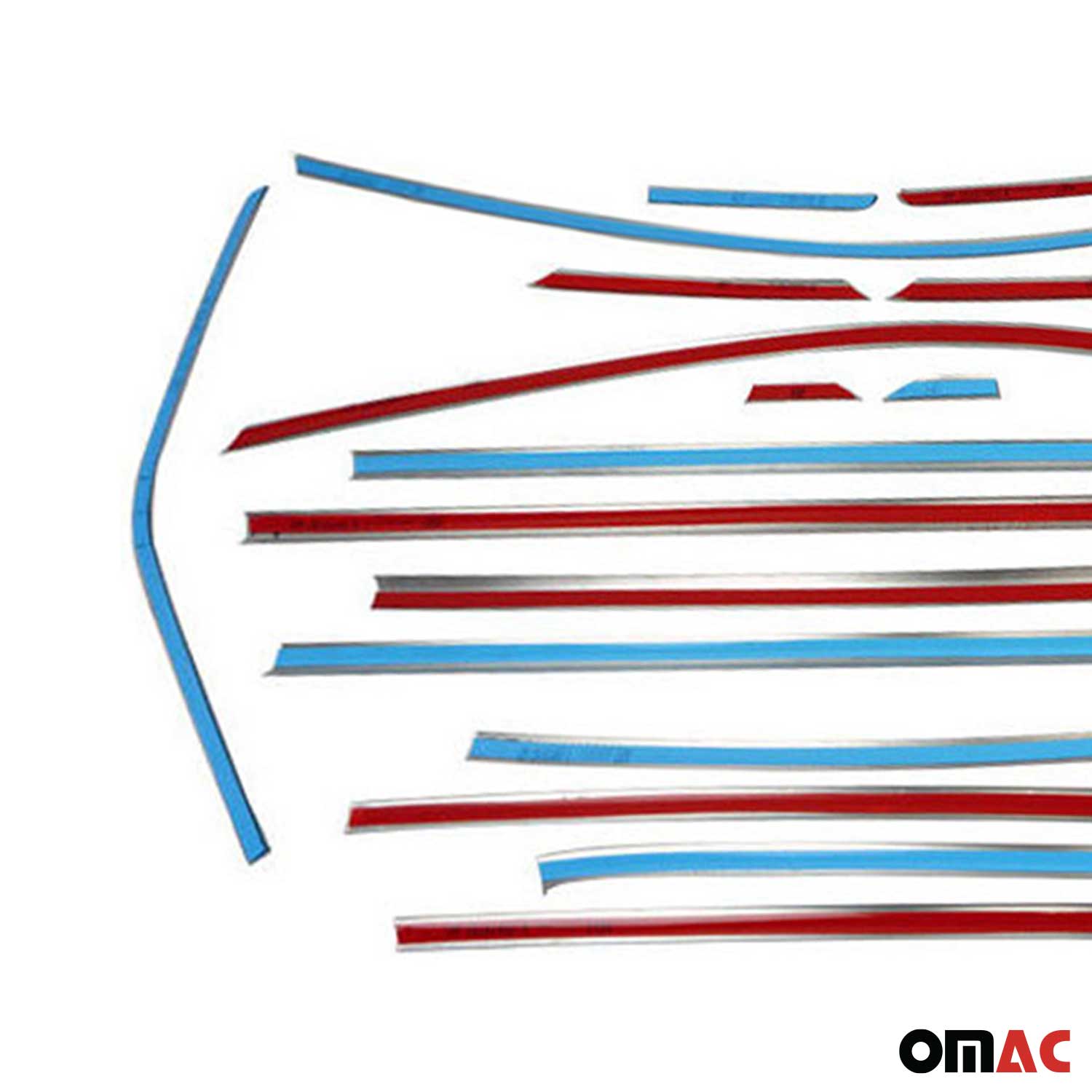 Garniture de Fenêtre pour Ford Kuga SUV 2013-2019 Acier Inox 18Pcs