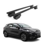 Barres de toit Transversales pour BYD Atto 3 2022-2026 Aluminium Noir 2Pcs