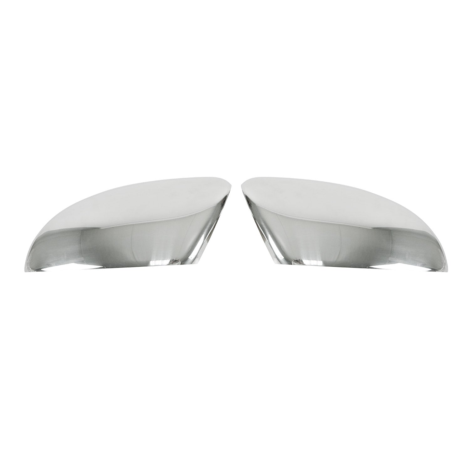 Coques de Rétroviseurs pour VW Passat B7 2010-2015 en Acier Chromé Argent