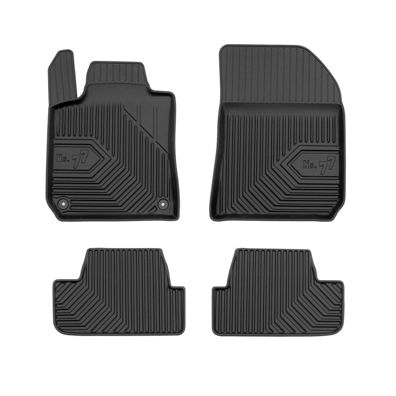 Tapis de Sol de Voiture pour Peugeot 308 II HB 2013-2021 TPE Imperméable 4Pcs