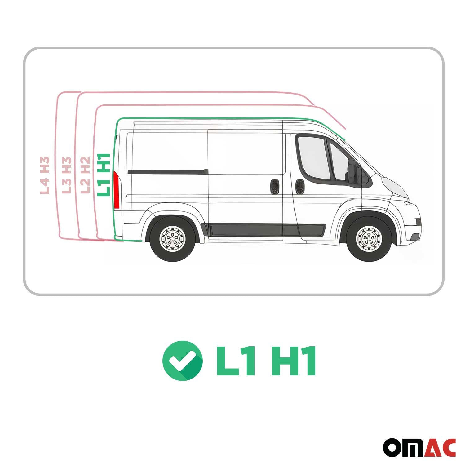 Barres de toit longitudinales pour Citroen Jumper 2006-2025 L1 court Alu Gray 4x