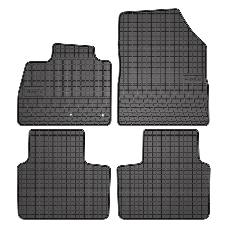 OMAC Tapis de Sol pour Renault Scenic 2016-2022 Caoutchouc Noir