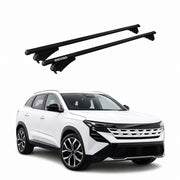 Menabo Barres de toit pour Renault Boreal 2025-2026 Noir Aluminium 2 Pièces