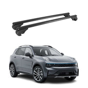 Barres de toit Transversales pour Lynk & Co 01 2021-2026 TÜV Aluminium Noir 2Pcs