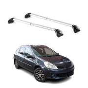 Barres de toit pour Renault Clio III IV Wagon 2005-2020 Gris Argenté 2x ABE