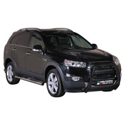 Pare-buffle Avant pour Chevrolet Captiva 2011-2016 76 mm en Acier Noir