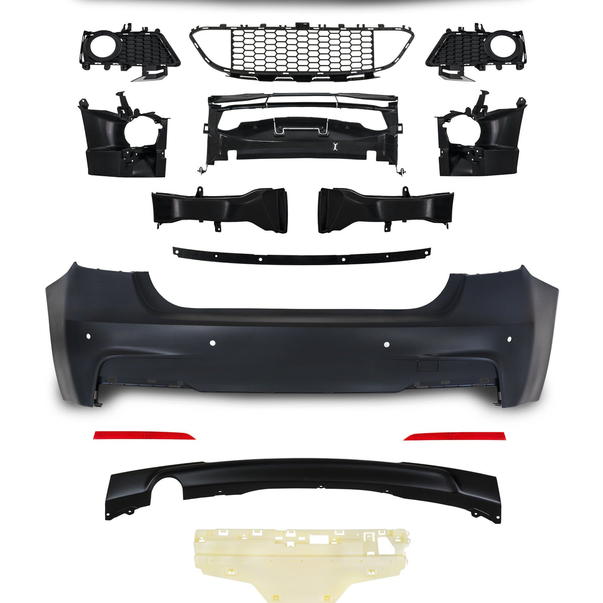 JOM Kit Pare-chocs & Bas de Caisse pour BMW Série 3 F30 ( LCI ) Sport-Design