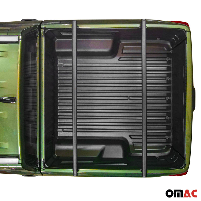 Barres de toit transversales pour VW Amarok 2010-2025 Aluminium Noir