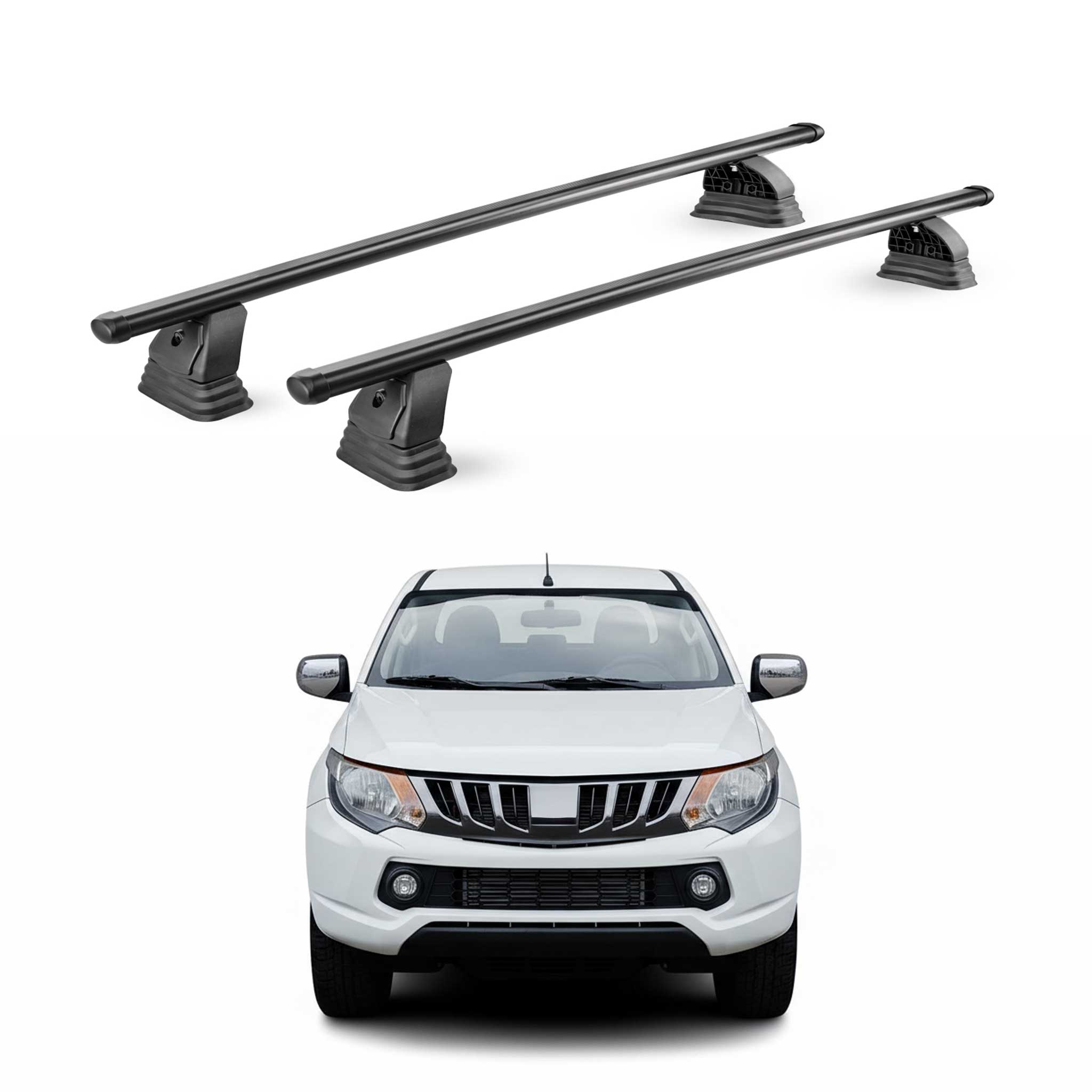 Barres de toit acier pour Mitsubishi Triton Double Cab / Single Cab 2014-2026