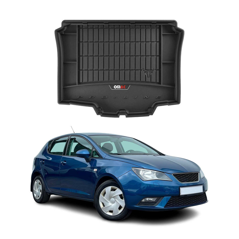 Tapis de Coffre pour Seat SC 2008-2017 TPE Noir