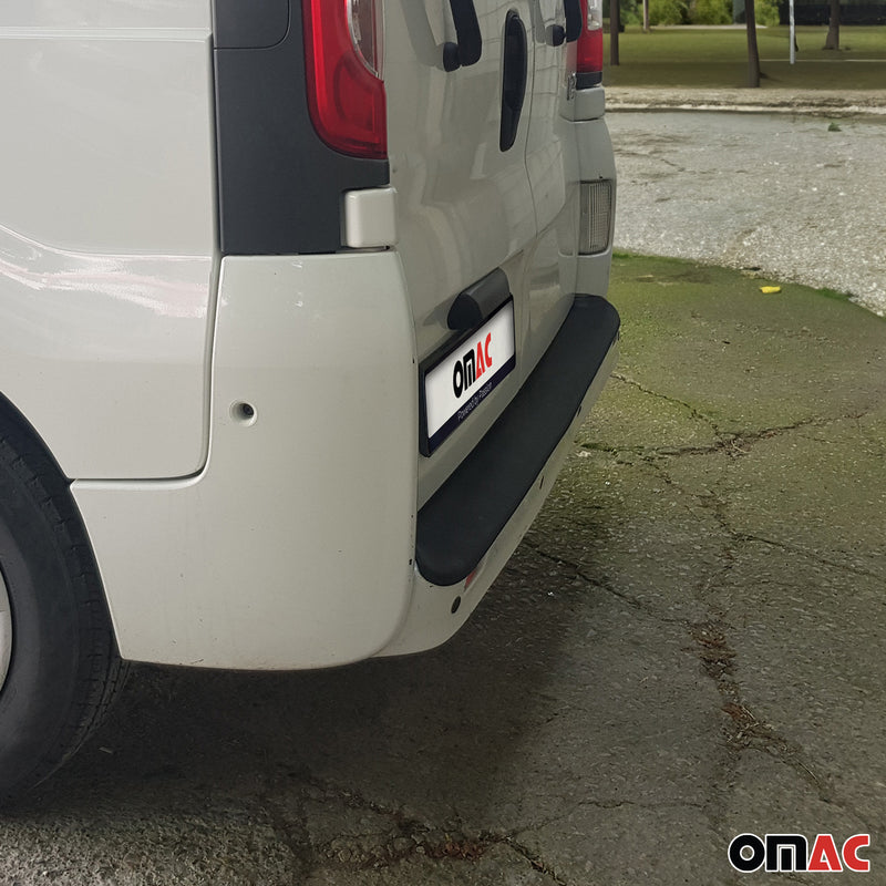 Protection seuil Coffre Pare-Chocs pour Opel Vivaro 2001-2014 ABS Noir