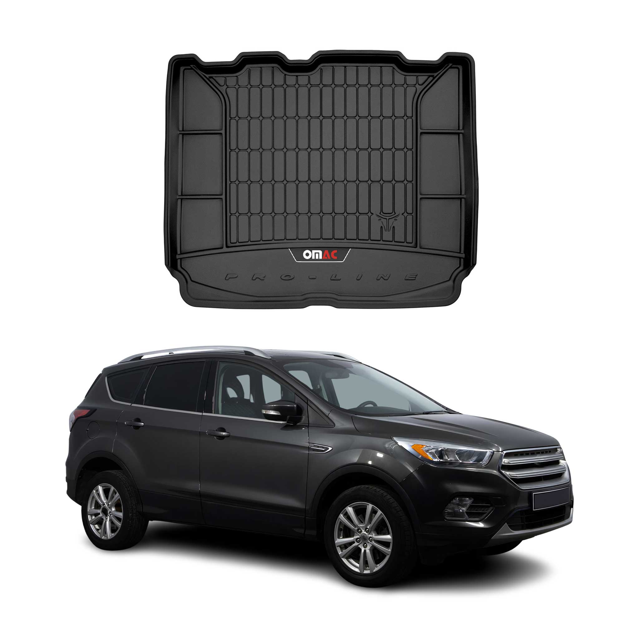 Tapis de Coffre pour Ford Kuga 2013-2019 TPE Noir