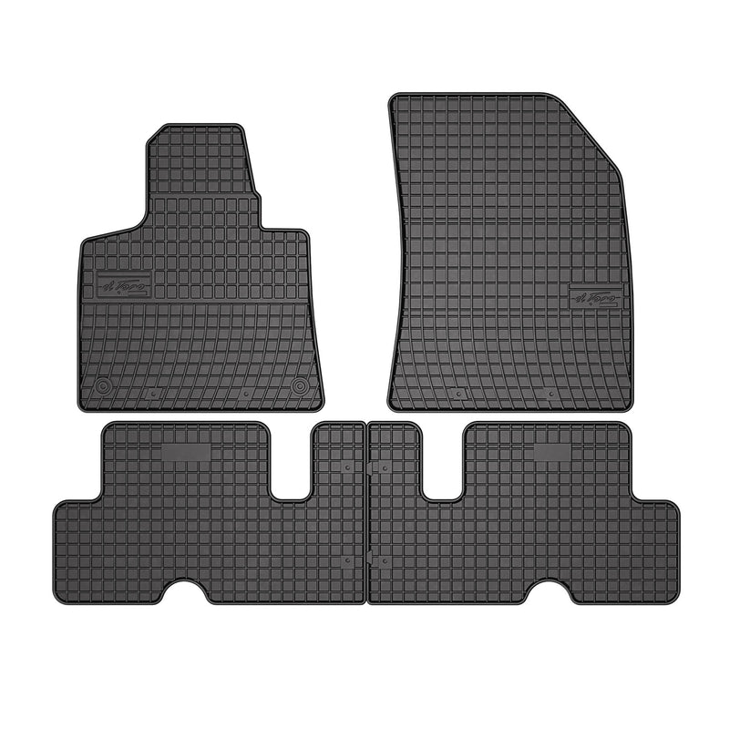 Tapis de Sol pour Citroen C4 Grand Picasso 2013-2016 Caoutchouc Noir