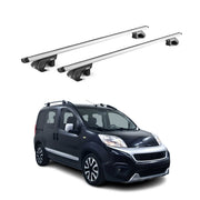 Barres de toit transversales ABE pour Fiat Fiorino Railing piccoli 2008-20 Gris