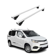 Barres de toit Transversales pour Toyota Proace 2016-2026 Fer Gris 2Pcs