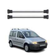 Barres de toit transversales pour VW Caddy 2003-2020 Aluminium Gris