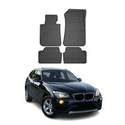 OMAC Tapis de sol pour BMW X1 E84 2009-2015 Noir en caoutchouc