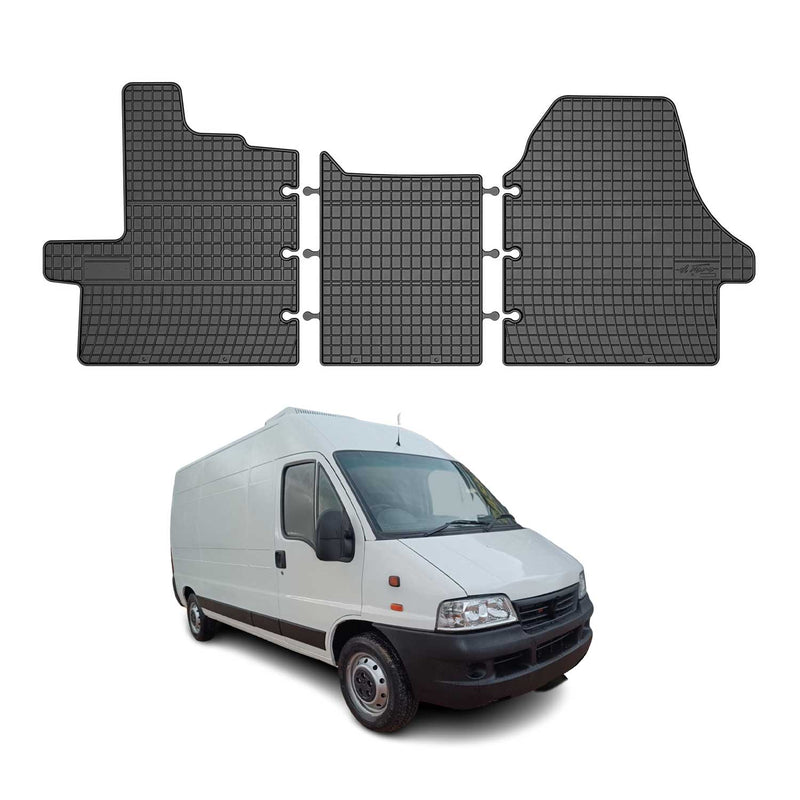 Tapis de Sol pour Fiat Ducato III 2006-2011 Convient à 1ème rangée Noir