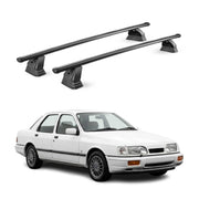 Barres de toit transversales acier pour Ford Sierra II HB Break 1987-1993 Noir