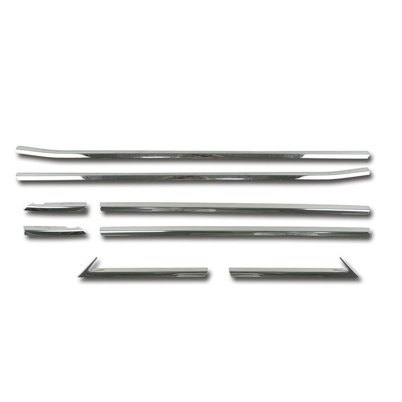 Garniture de Fenêtre pour Opel Crossland X 2017-2025 Acier Inox 8Pcs