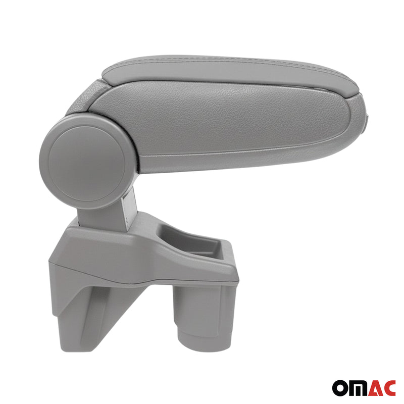 Accoudoir central pour Renault Clio V HB 2019-2023 Vinyl Abs Gris Simili-cuir