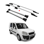 Kit Barres de toit pour Fiat Doblo I 2000-2010 Alu Gris L1 Empattement Court 4x