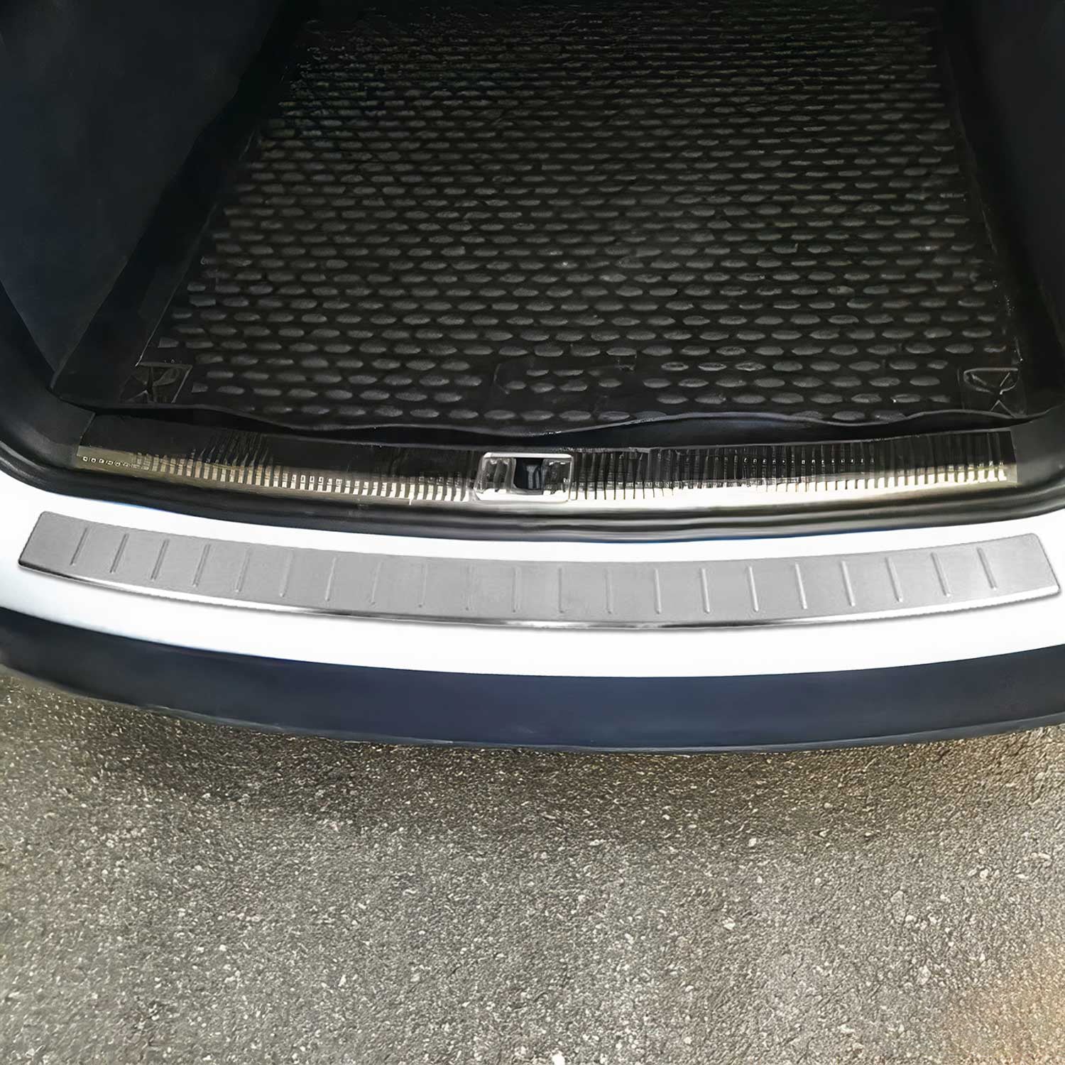 Protection seuil de pare-chocs pour Audi A4 B8 Break Allroad 2007-2016 Brossé