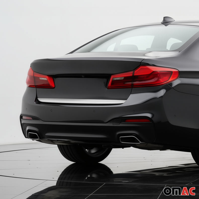 Garniture de hayon coffre pour BMW Série 5 G30 Berline 2016-2023 acier inox