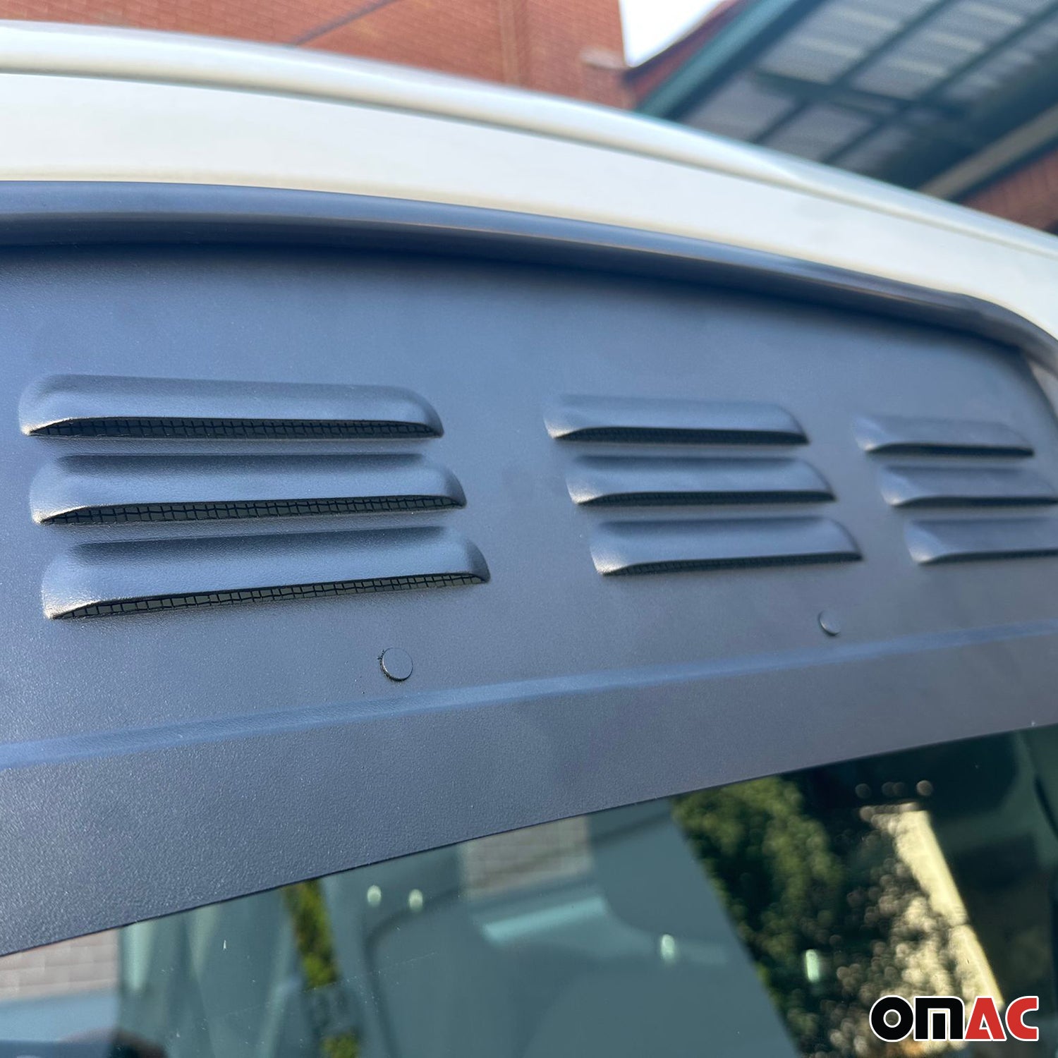 Évent Latérales De Fenêtre pour Ford Tourneo Custom 2013-2023 Noir 2x