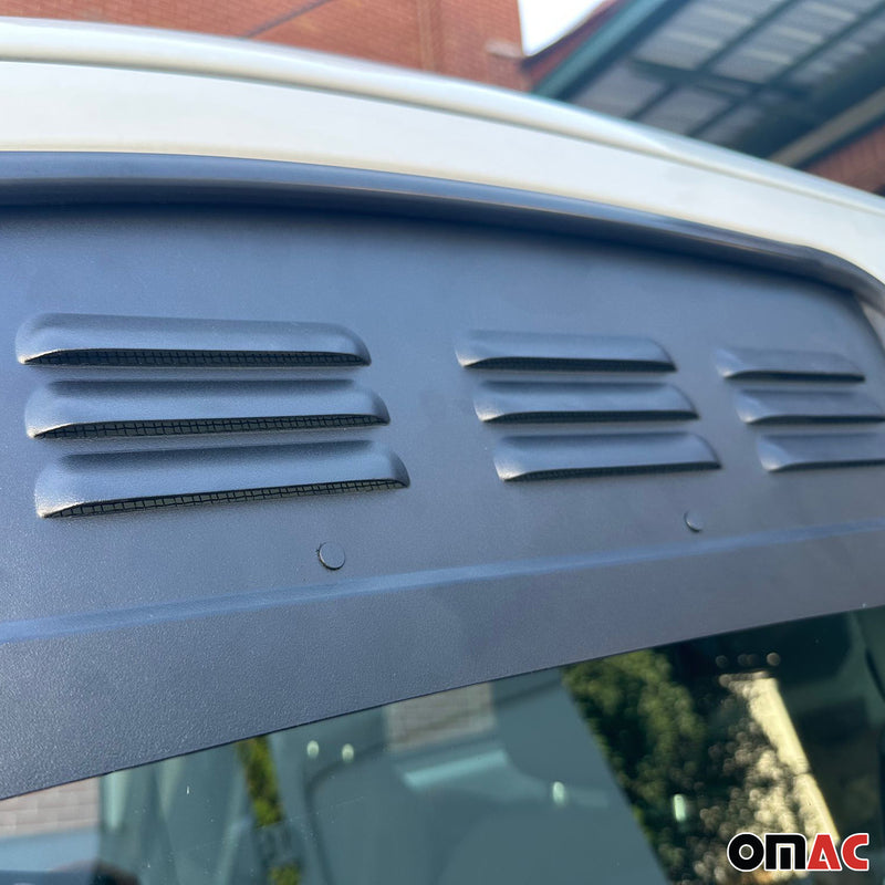 Évent Latérales De Fenêtre pour Ford Tourneo Custom 2013-2023 Noir 2x