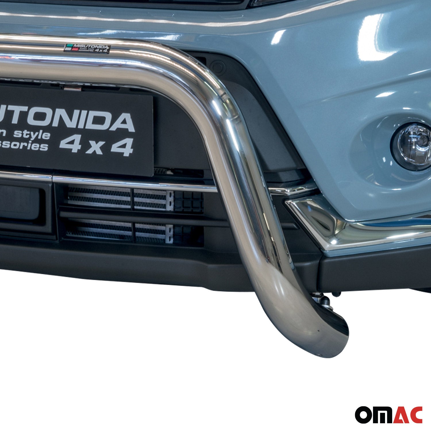Pare-buffle Avant pour Suzuki Vitara 2019-2026 76 mm en Acier Gris
