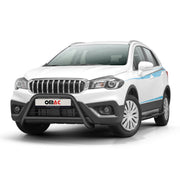 Pare-Buffle Avant Pour Suzuki SX4 S-Cross 2016-2021 Noir en Acier