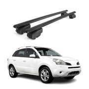 Barres de toit Transversales pour Renault Koleos I 2011-2015 Facelift Alu Noir
