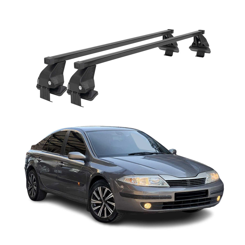 Barres Transversales Menabo pour Renault Laguna II 2000-2008 Noir