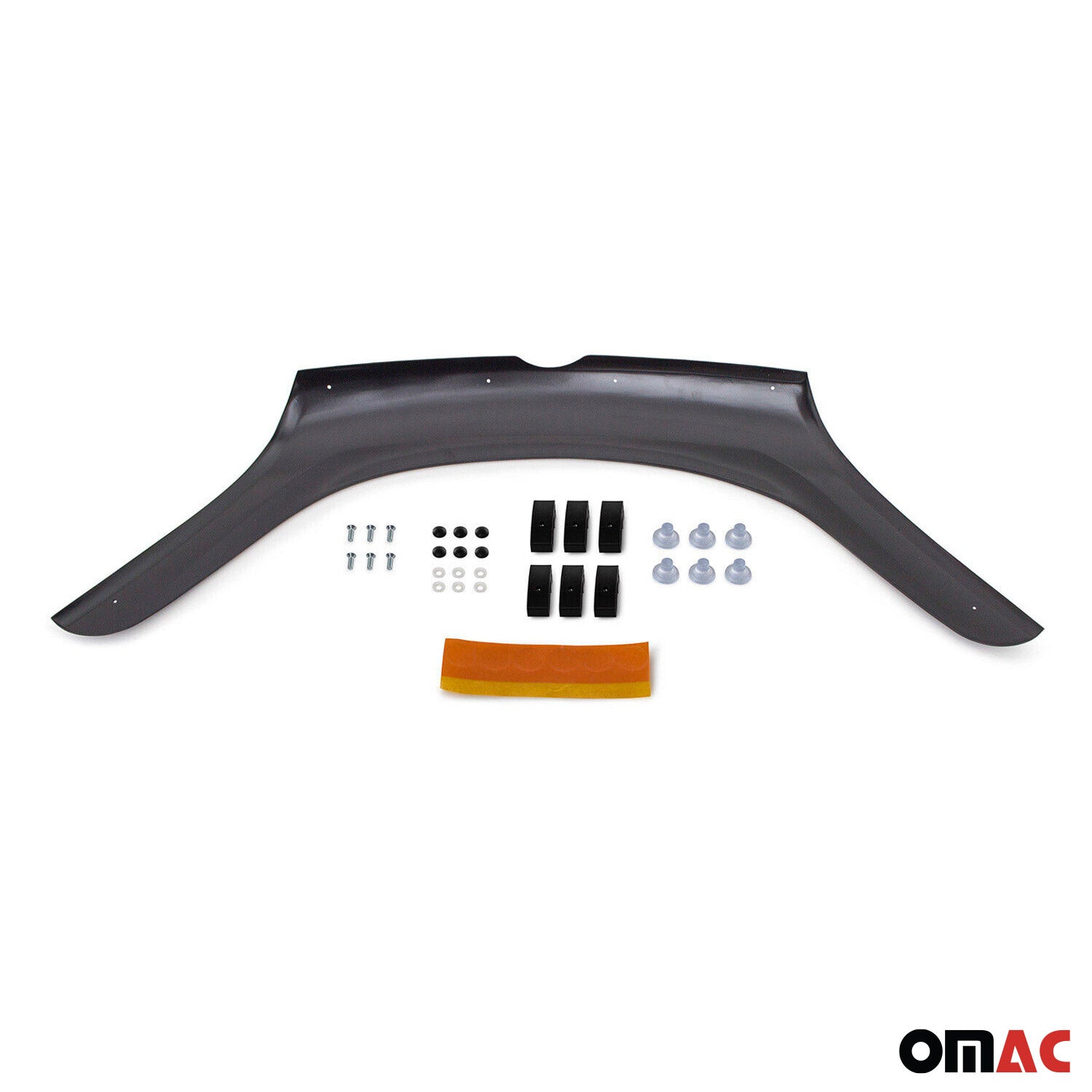 Deflecteurs d'air capot de voiture pour Fiat Doblo 2015-2024 Acrylique Noir
