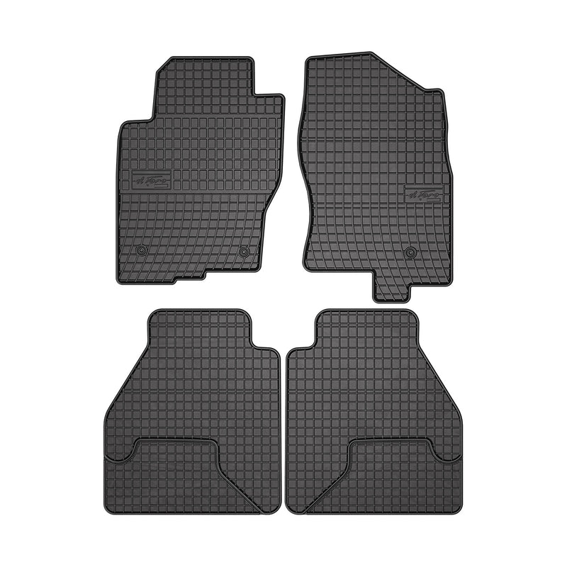 Tapis de Sol pour Nissan Navara 2005-2015 OMAC 3D Noir Caoutchouc