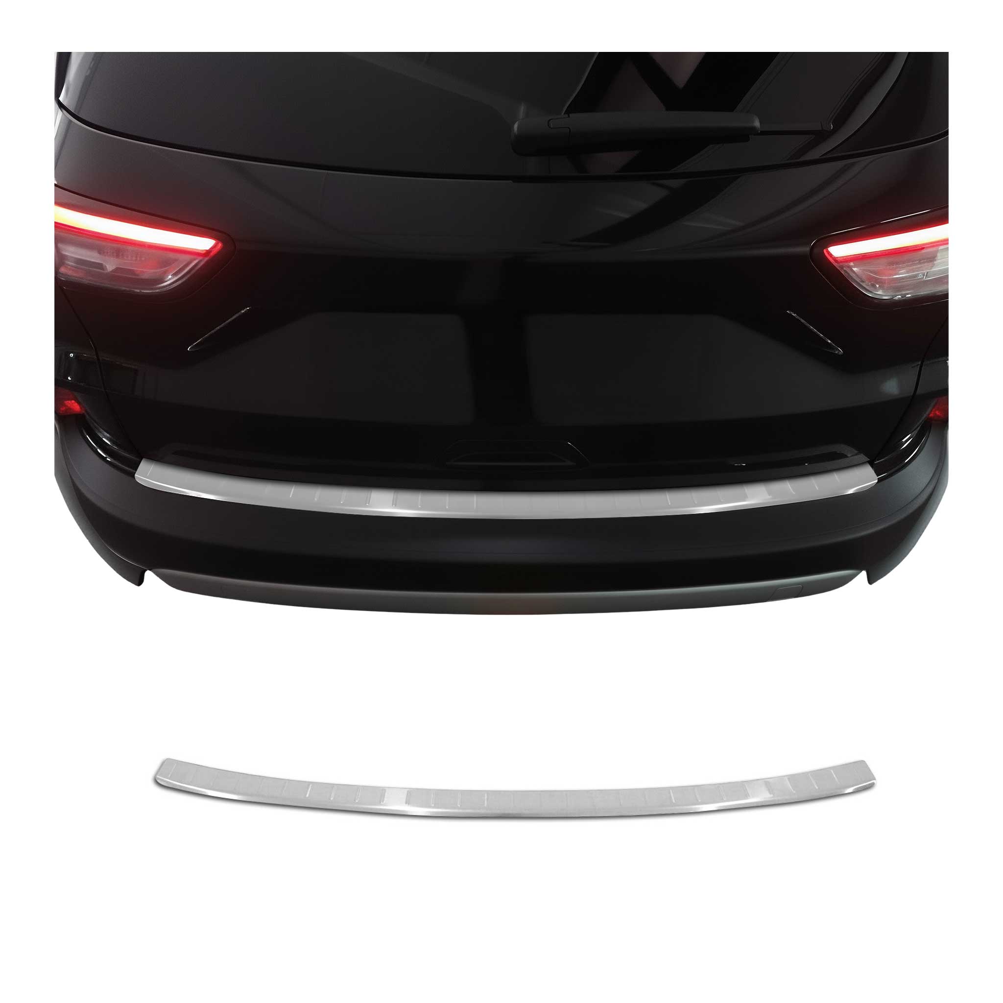 OMAC Protection de Pare-Chocs pour Ford Kuga III 2019-26 Inox finition brossée