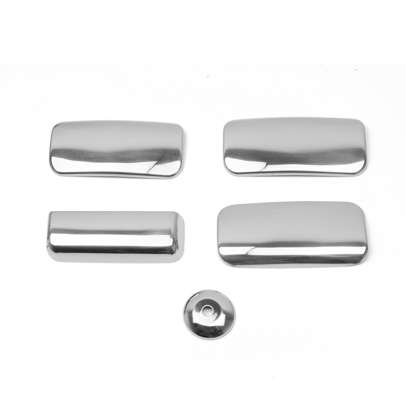 Couverture de poignée de porte pour Ford Transit 2000-2014 en Acier Inox 5Pcs