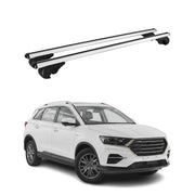 Barres de toit Transversales pour SWM G01 / G01F 2018-2026 TÜV Aluminium Gris 2x